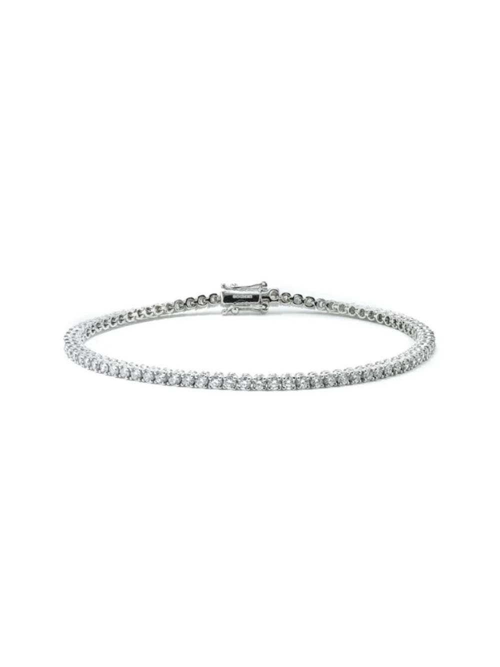 Solitaire Diamond Tennis Bracelet in 18kt Gold (8.4cts)