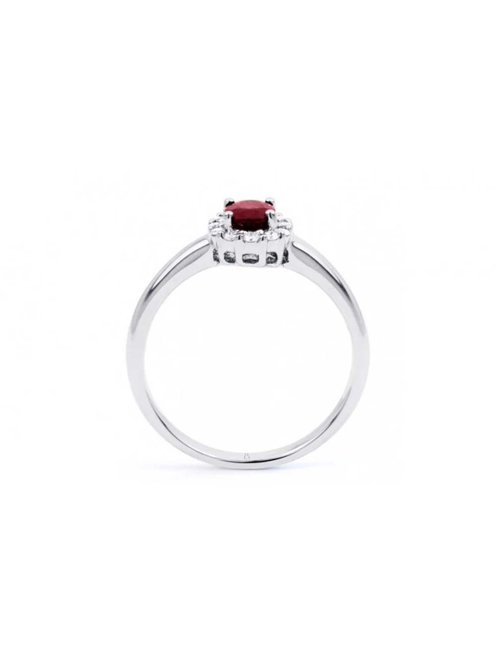 Classic Ruby Diamond Ring