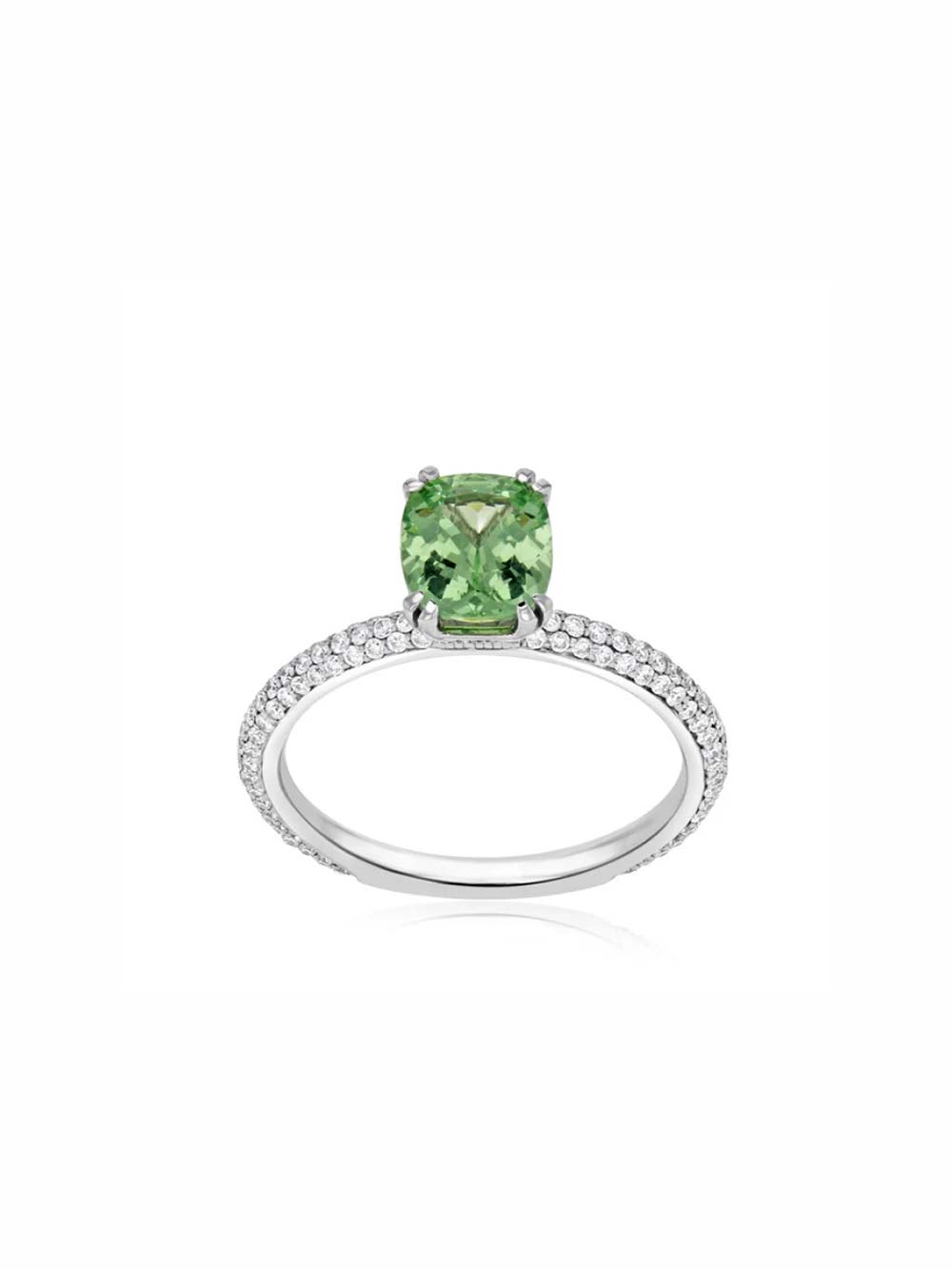 Orbital Peridot Ring