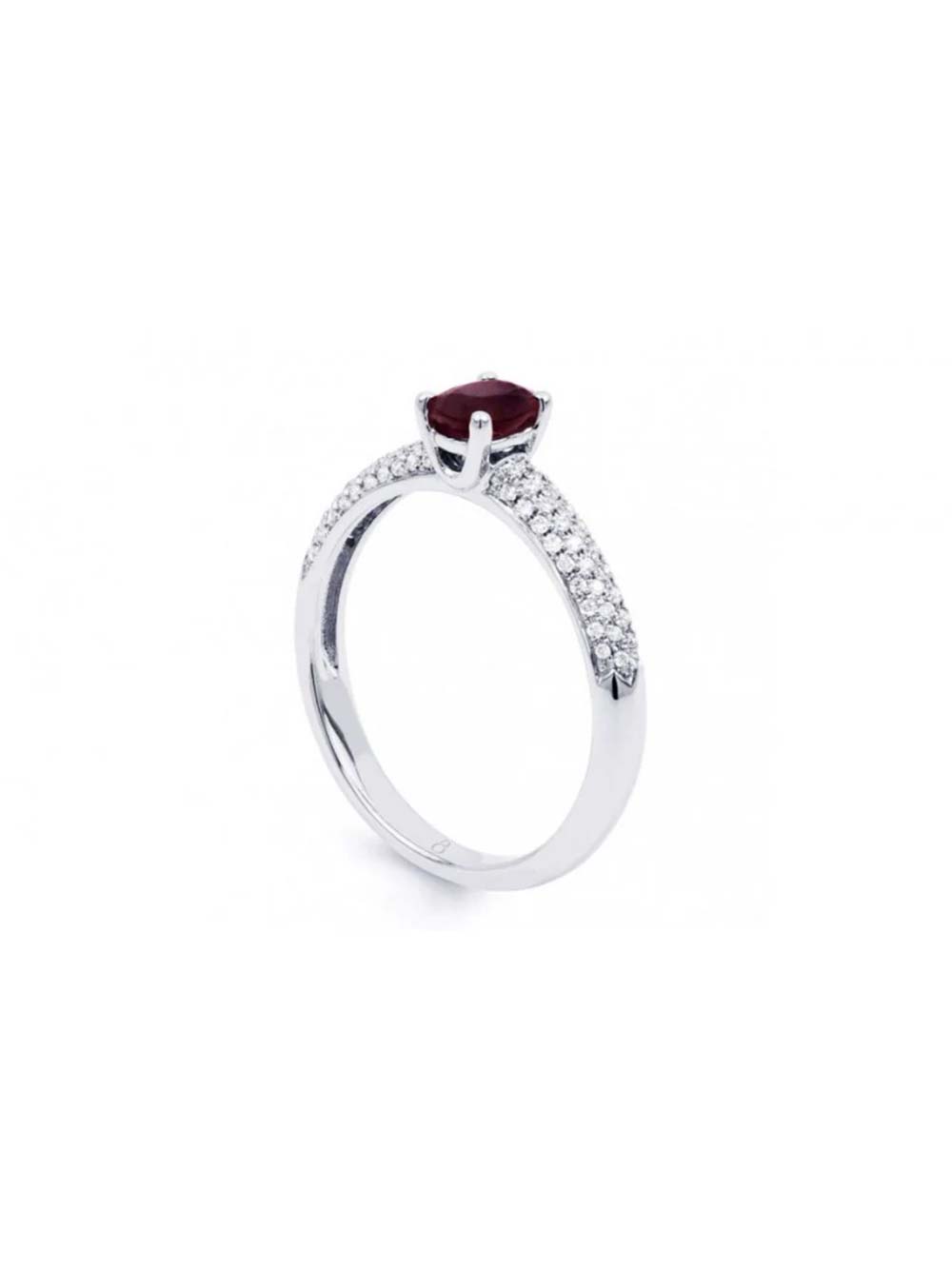 Classic Ruby Diamond Ring