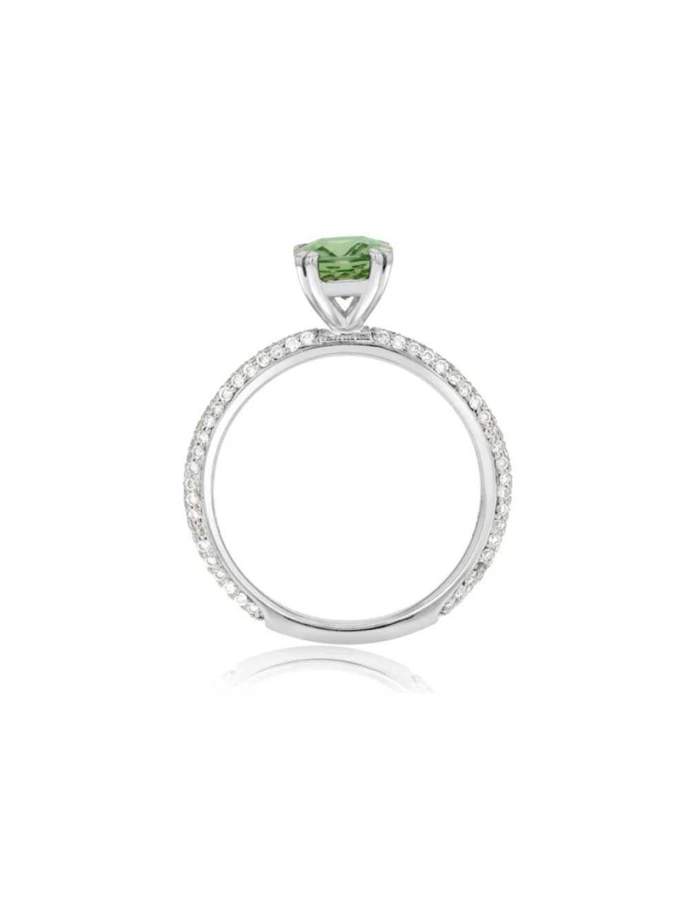 Orbital Peridot Ring