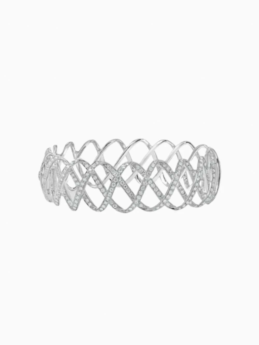 Diamond Weave Bracelet in 18kt Gold (2.00cts)