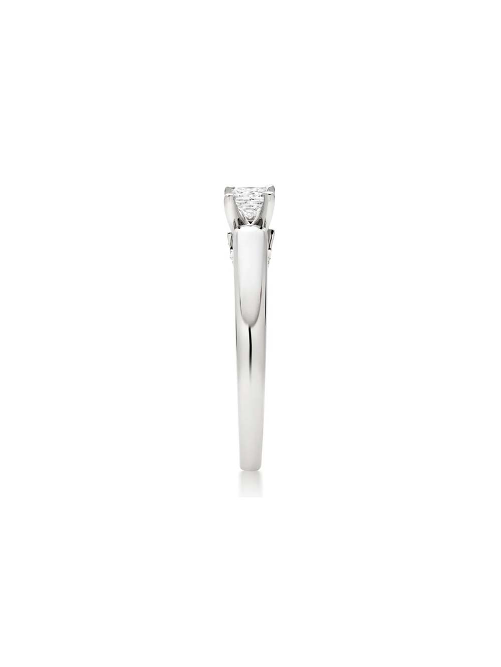 Solitaire Diamond Engagement Band