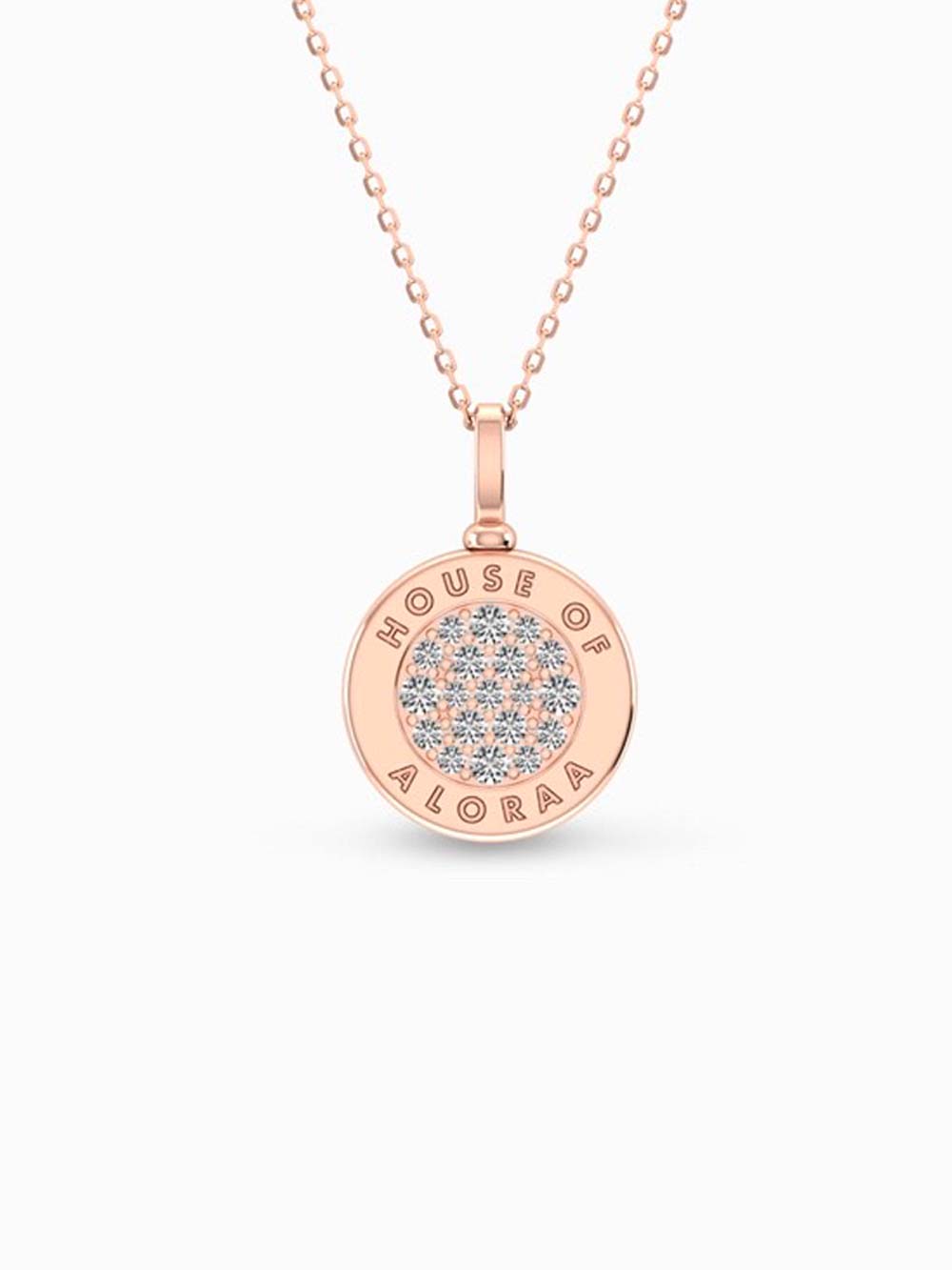 House Of Aloraa Diamond Pendant in 14kt Gold (0.50cts)