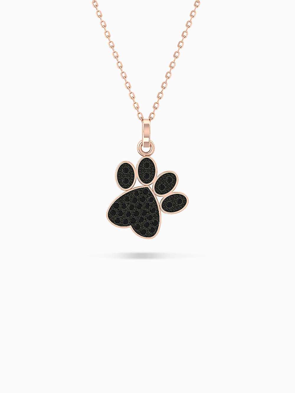 Dog Paw Diamond Pendant in 14kt Gold (0.40cts)