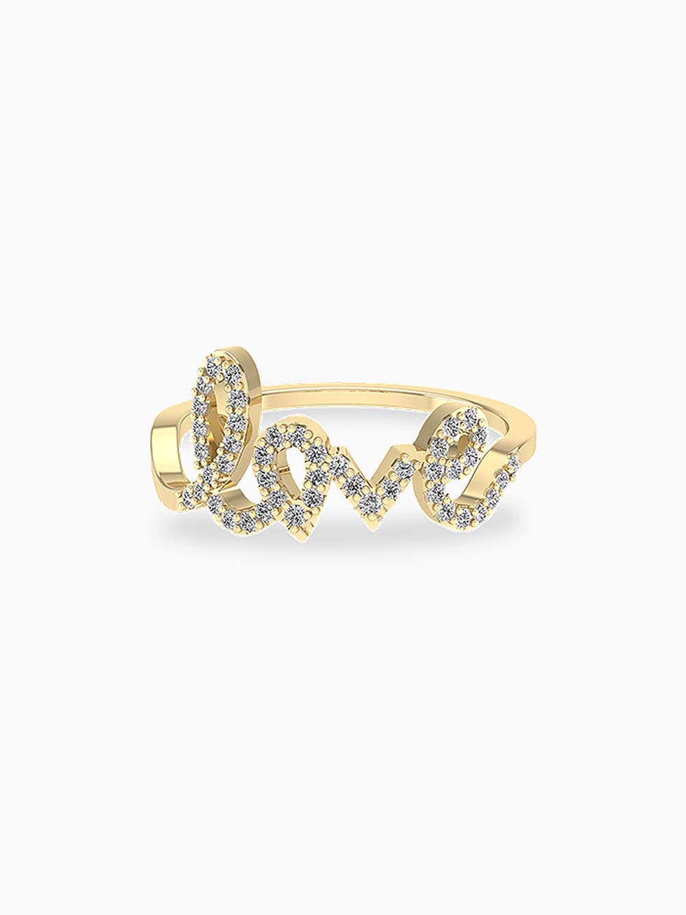 Love Diamond Ring in 14kt Gold (0.29cts)