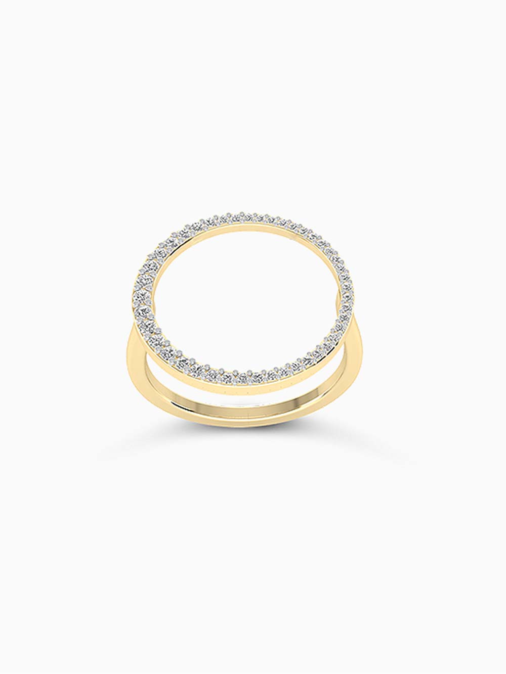 Halo Round Diamond Ring in 14kt Gold (0.30cts)