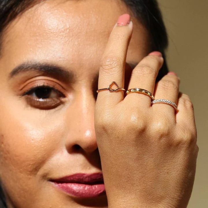 Classic Gold Heart Ring