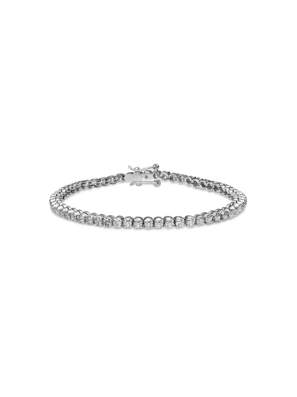 Solitare Diamond Tennis Bracelet in 18kt Gold (3.00cts)