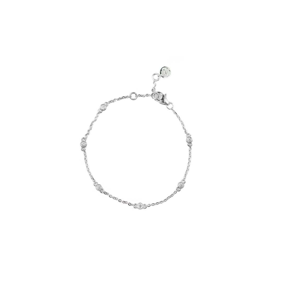 Diamond chain Bracelet in 18kt Gold (0.6cts)