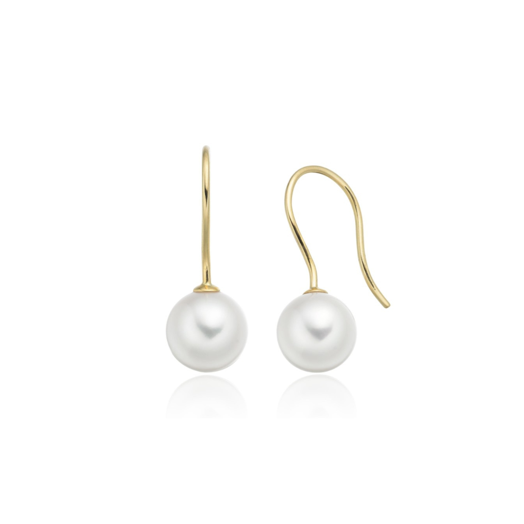 Freshwater pearl drop earring