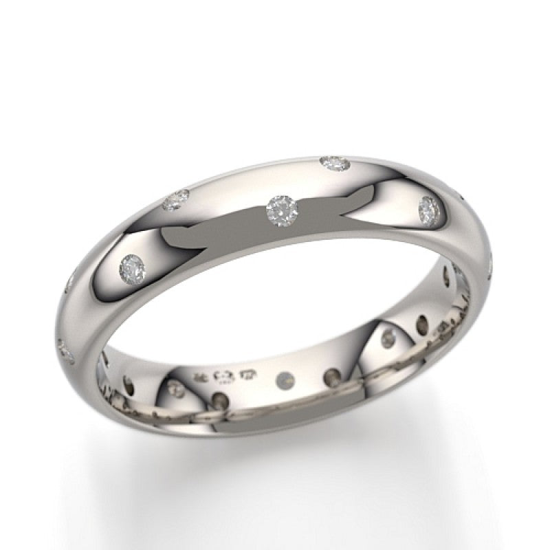 Round Cut Diamond Engagement Ring in 14kt Gold (0.20cts)