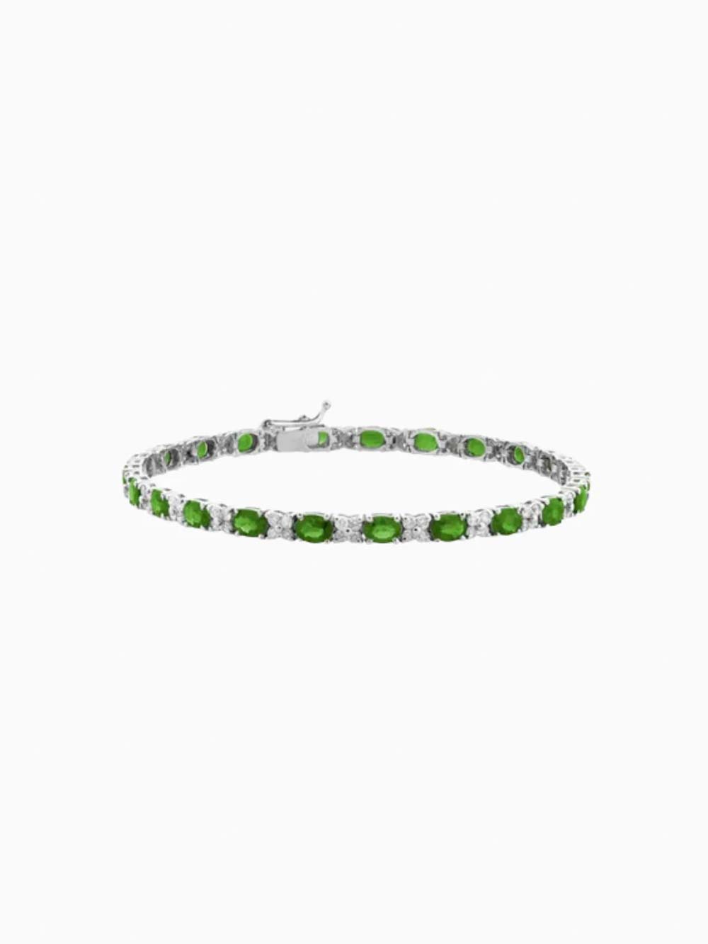 Emerald and Diamond Bracelet