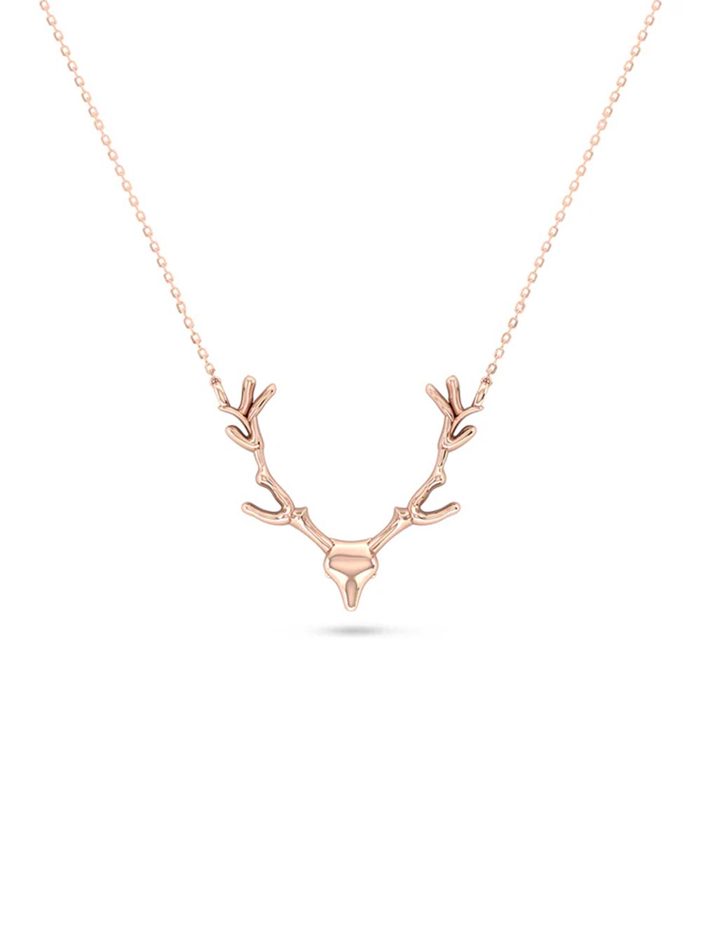 Gold Antler Necklace