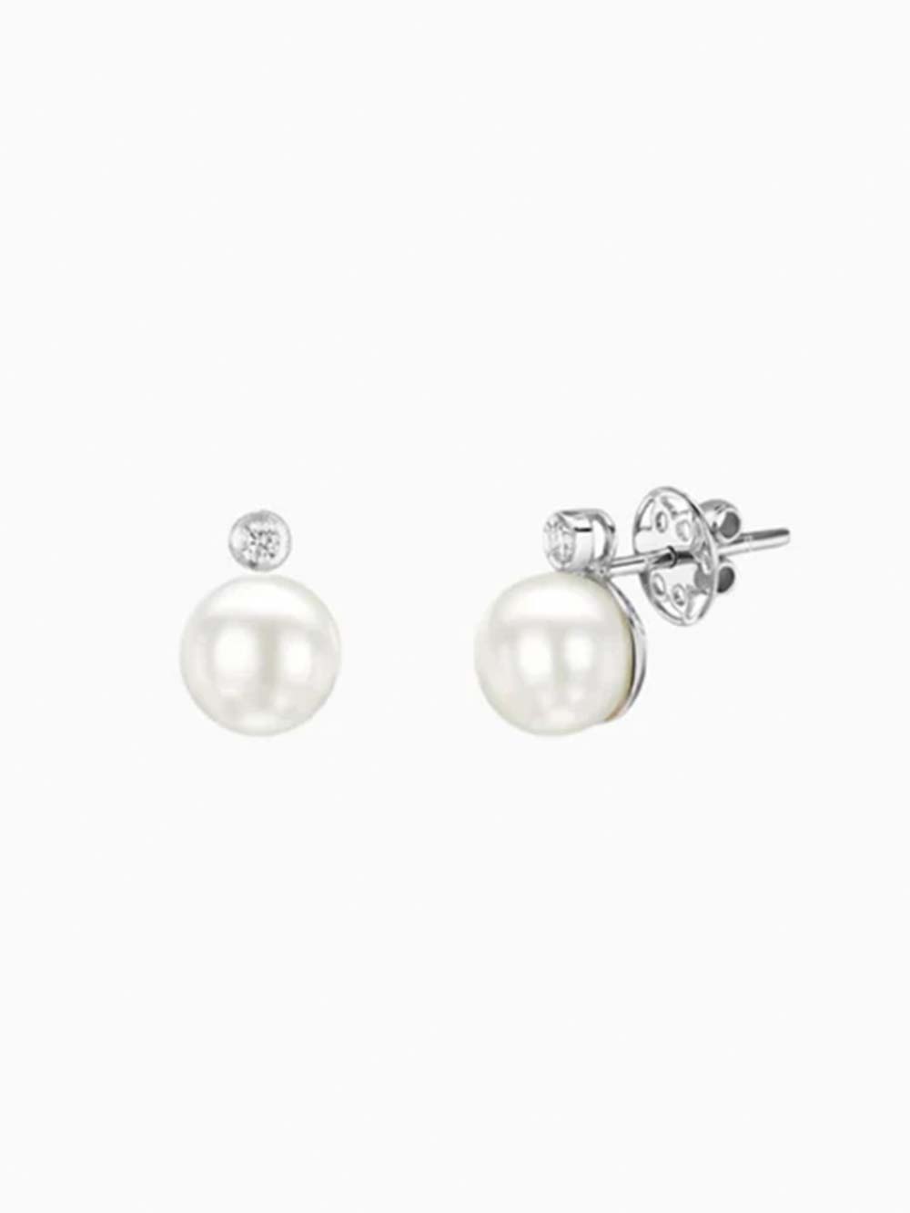 Pearl & Diamond Timeless Studs