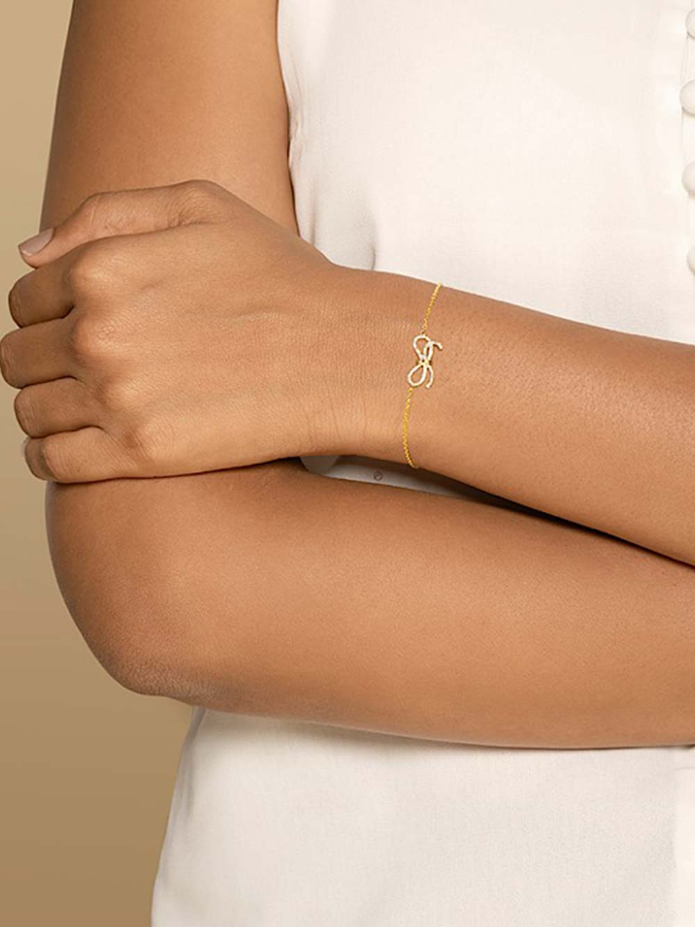 Bow Diamond Bracelet