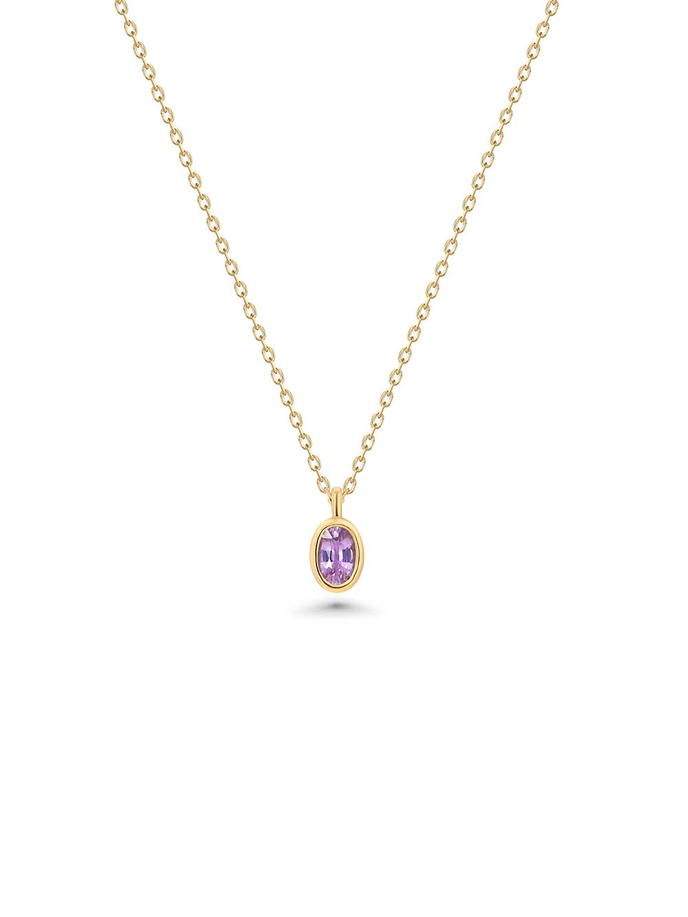 Oval Semi-Precious Stone Necklace/Pendant