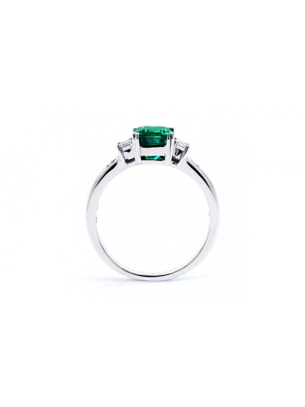 Emerald Cut Solitaire Ring