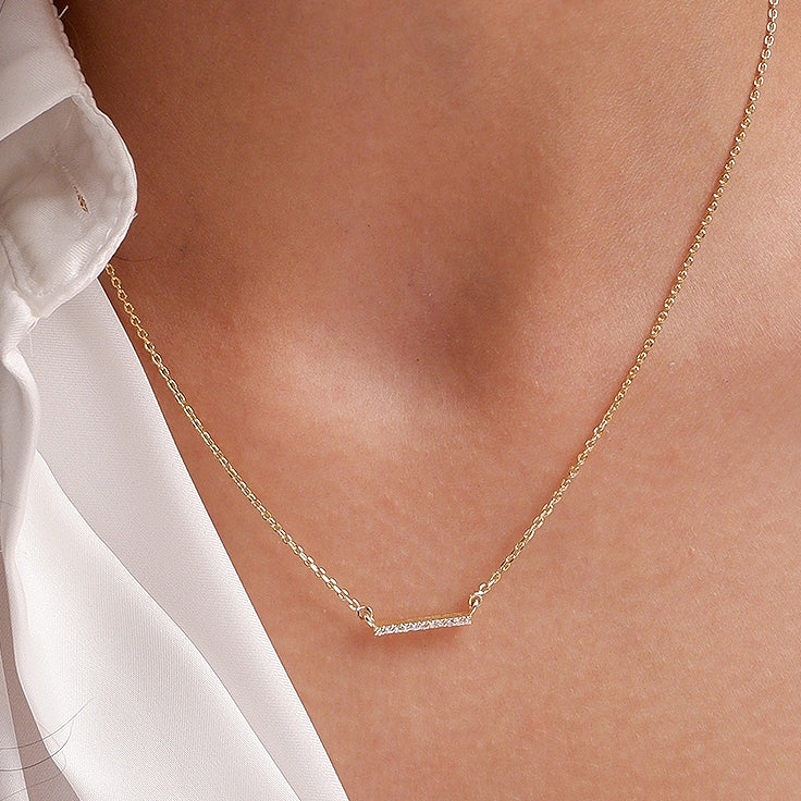 Drop Diamond Necklace