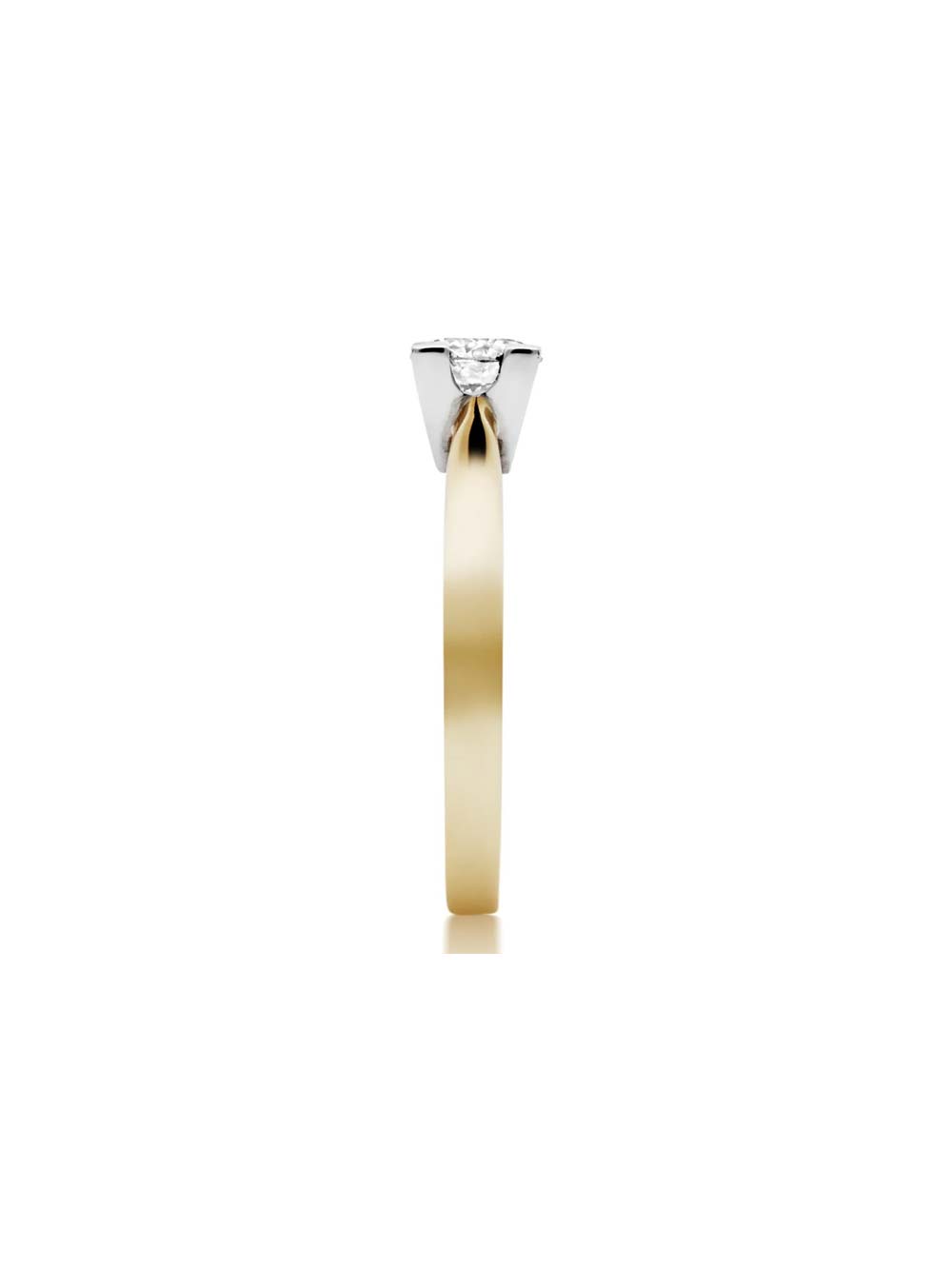 Solitaire Engagement Ring In Yellow Gold