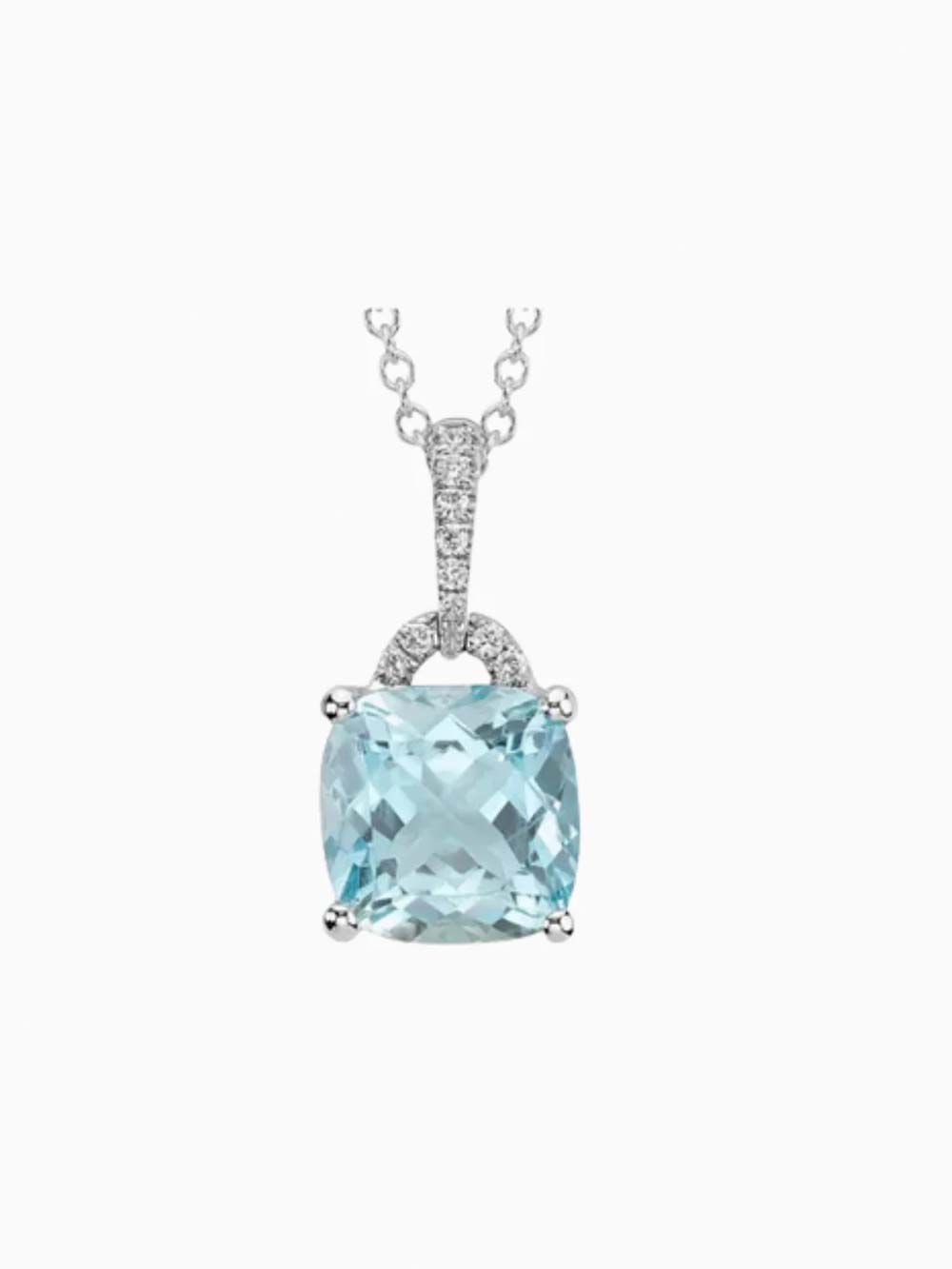 Blue Topaz Pendant – Cool Serenity
