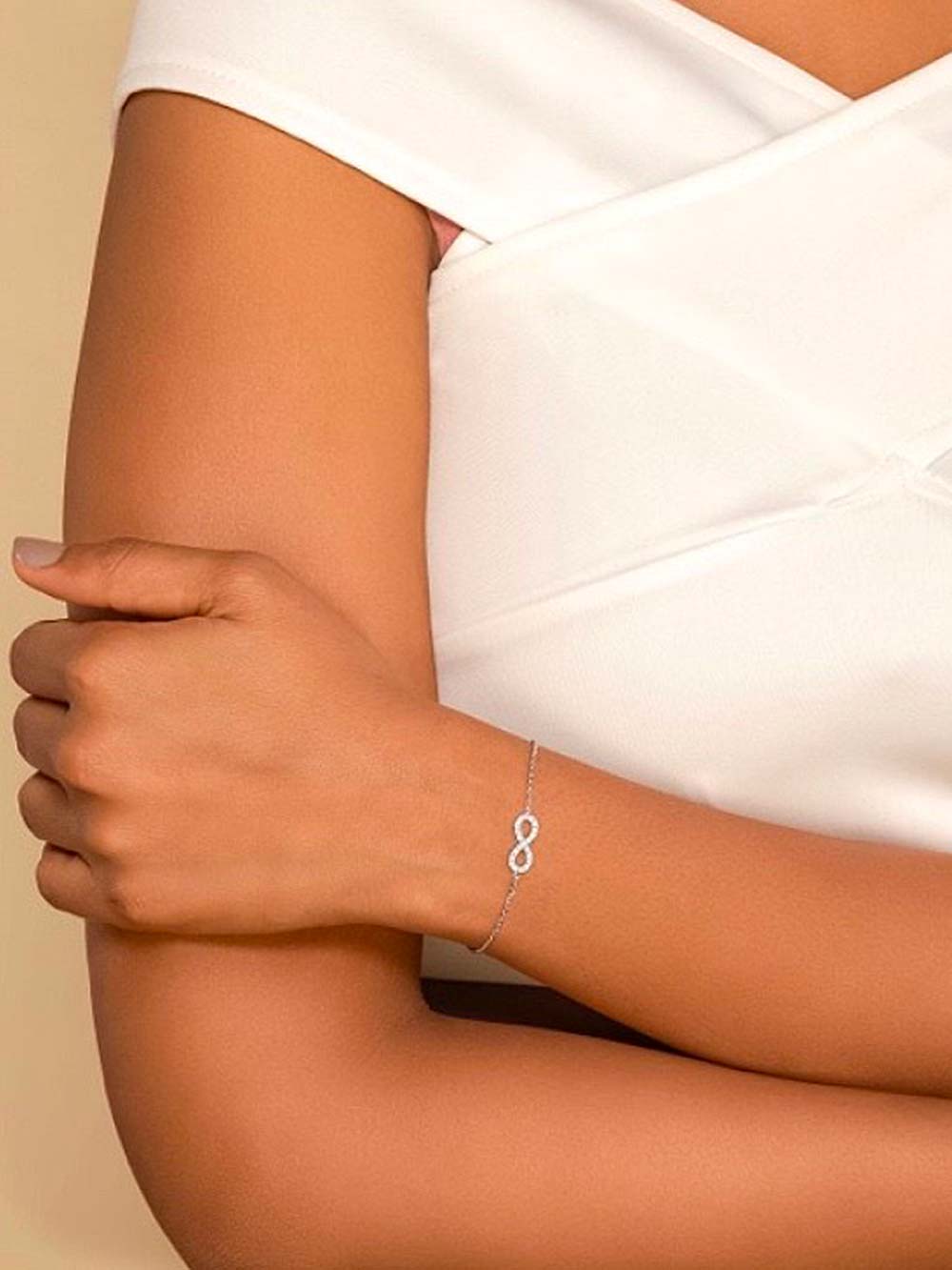 Infinity Diamond Bracelet