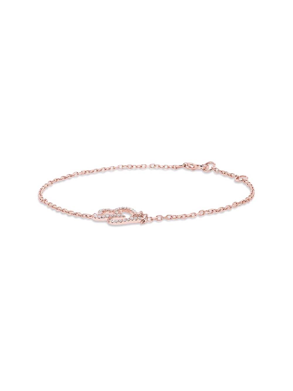 Double heart Diamond Bracelet