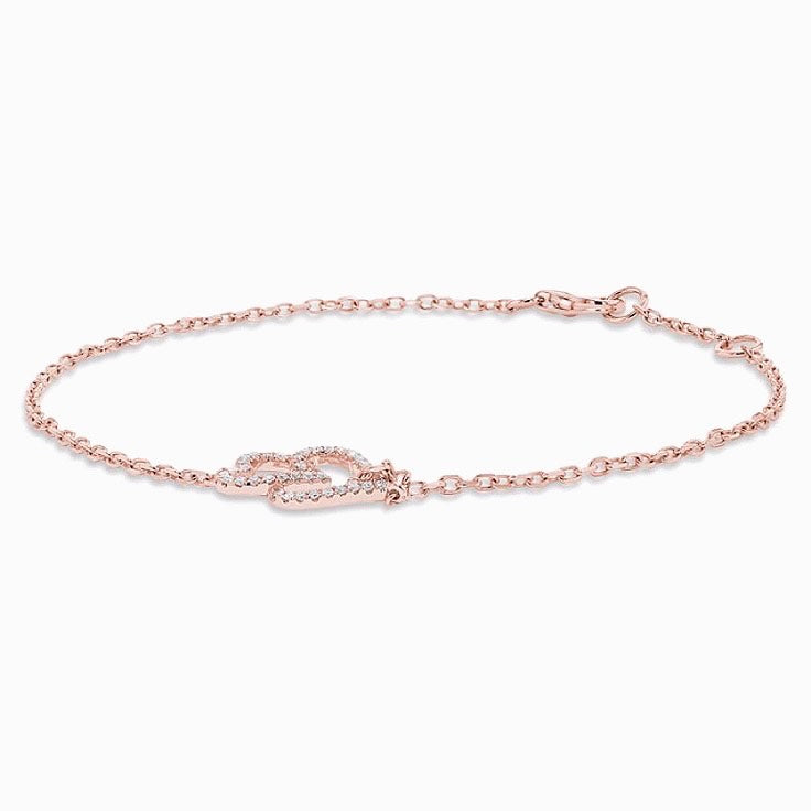 Double heart Diamond Bracelet