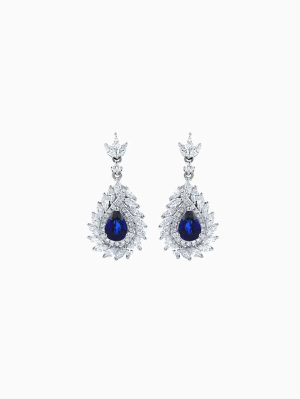 Royal Blue Sapphire Cocktail Statement