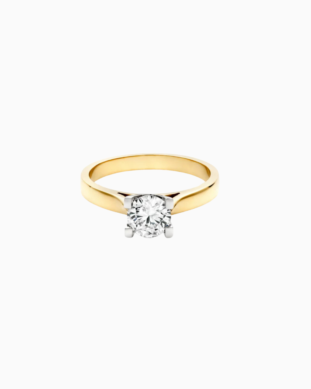 Solitaire Engagement Ring In Yellow Gold