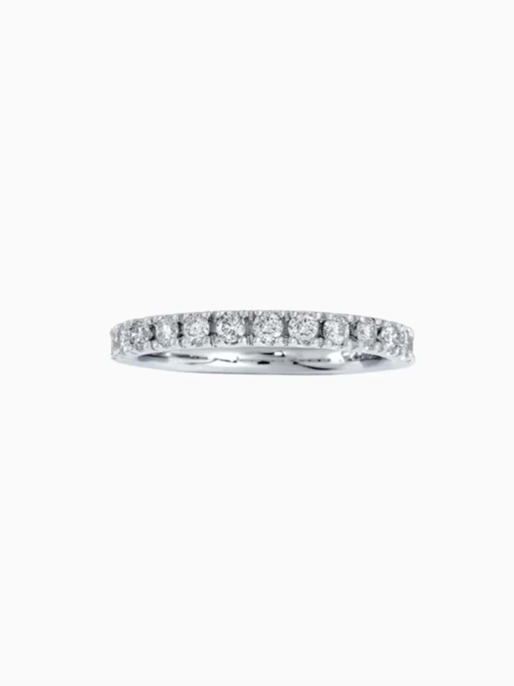 Diamond Half Eternity Engagement Band