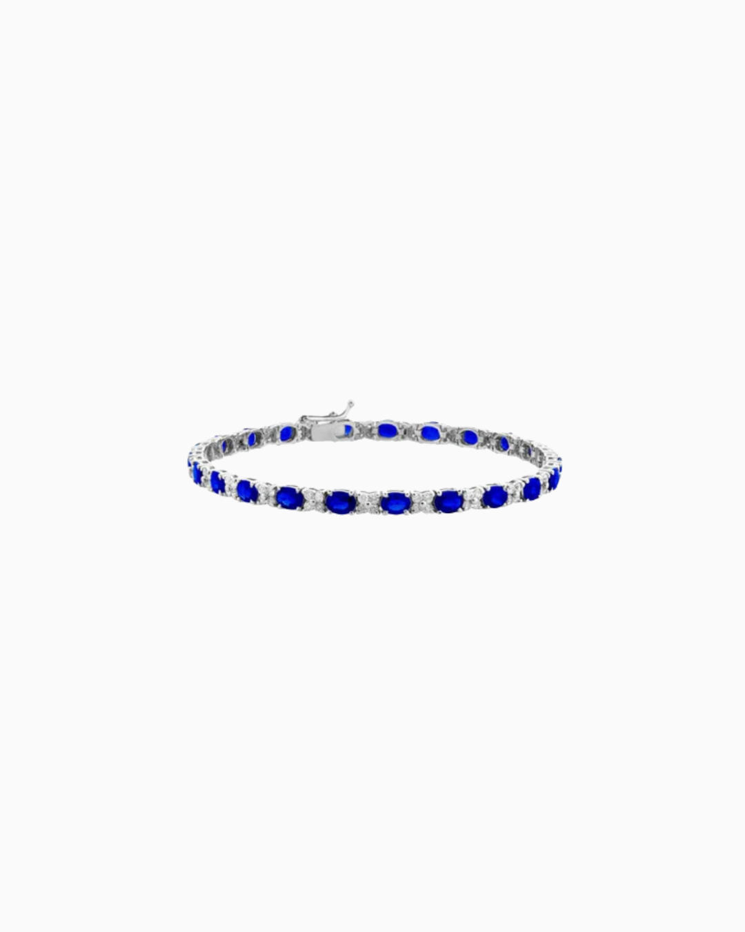 Blue sapphire and Diamond Bracelet