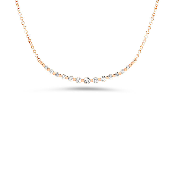 Curve Diamond Necklace