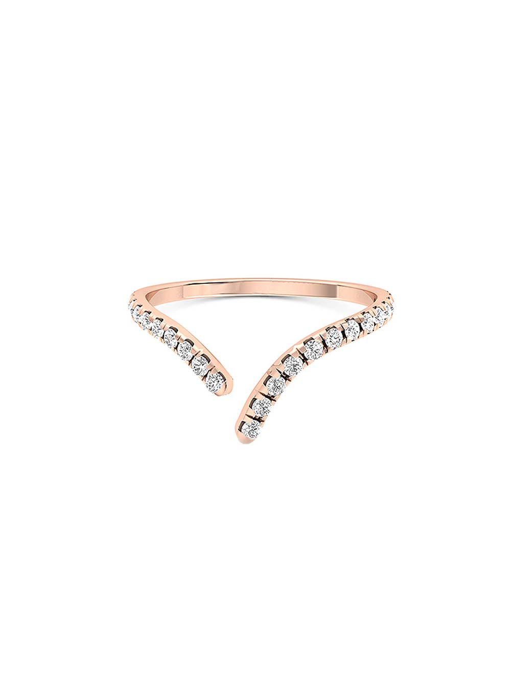 Diamond Open Ring in 14kt Gold (0.25cts)