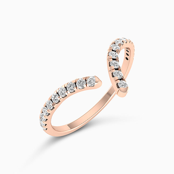 Diamond Open Ring