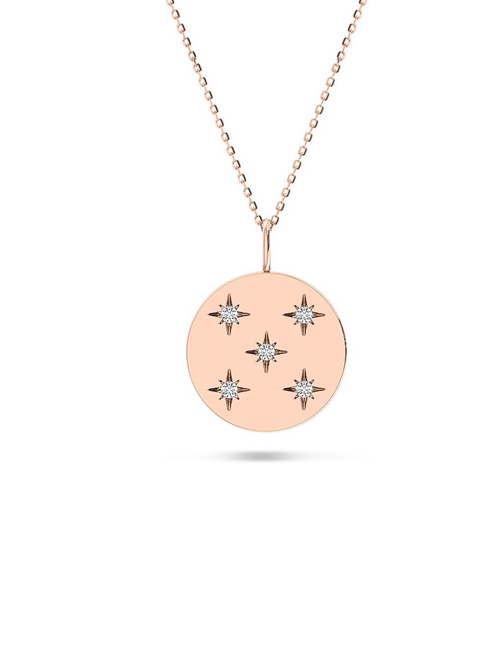 5 Star Diamond Pendant