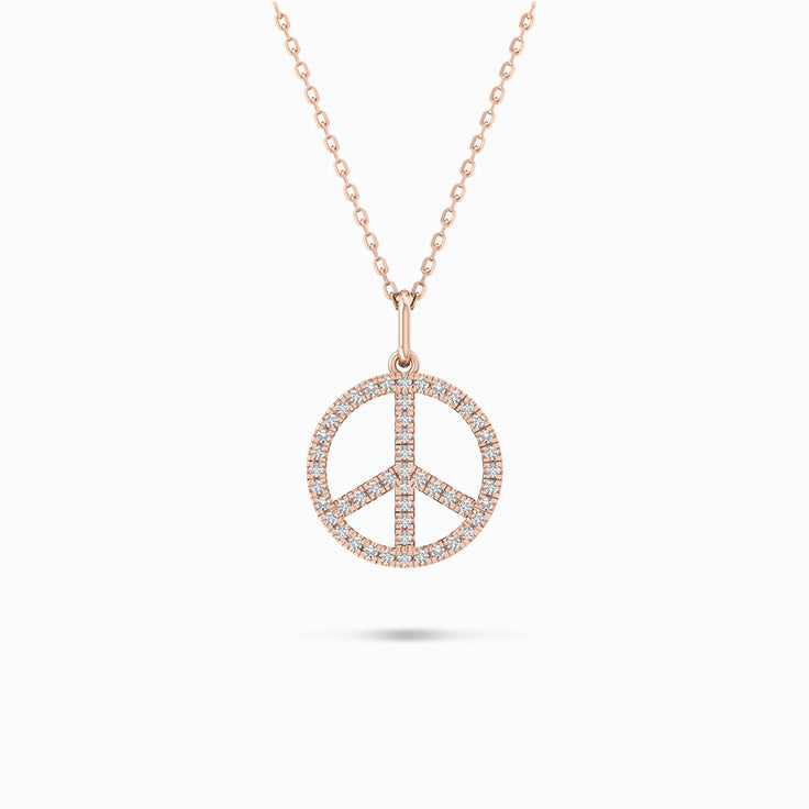 Peace Diamond Pendant