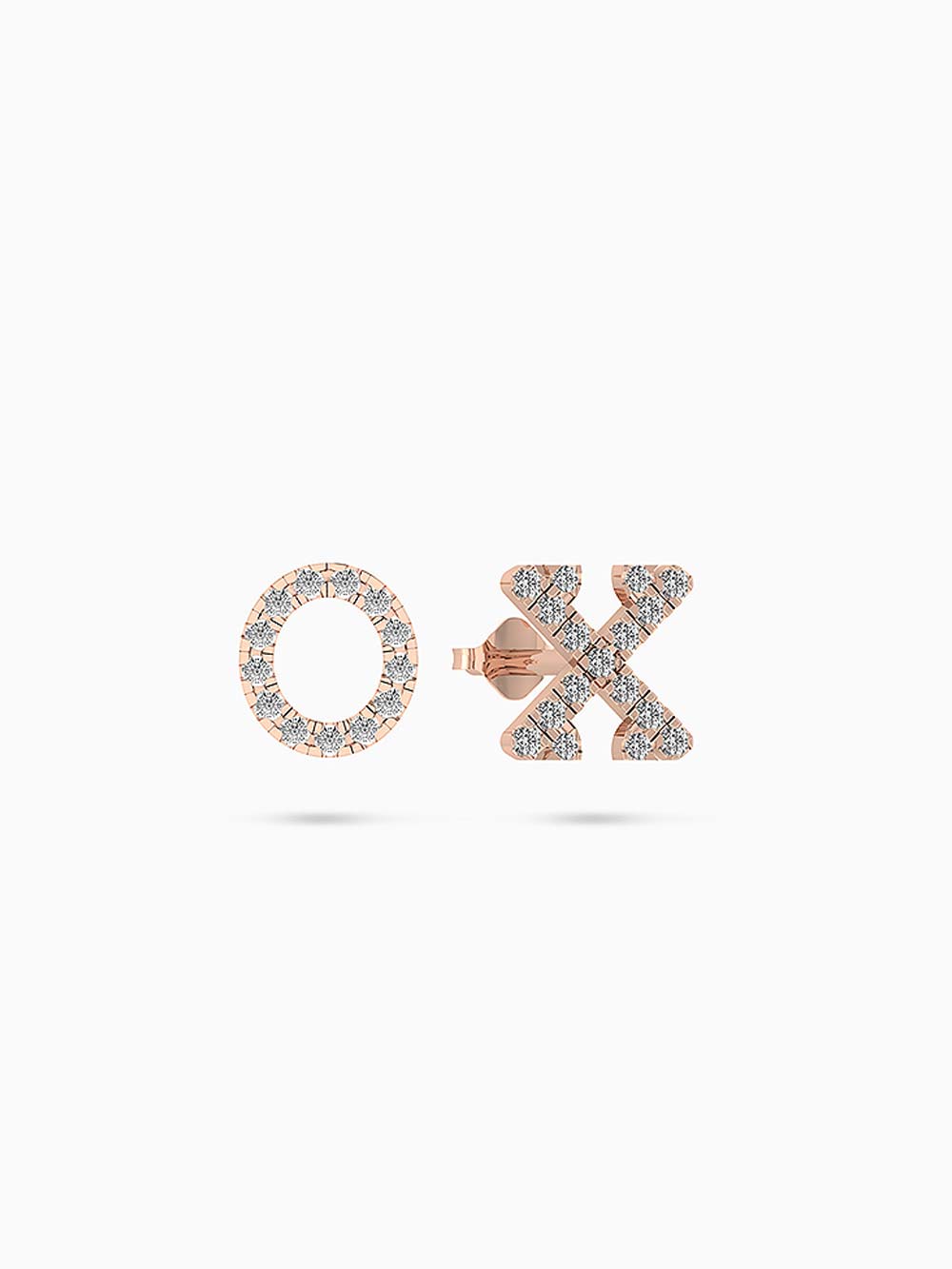 XO Diamond Earring in 14kt Gold (0.20cts)