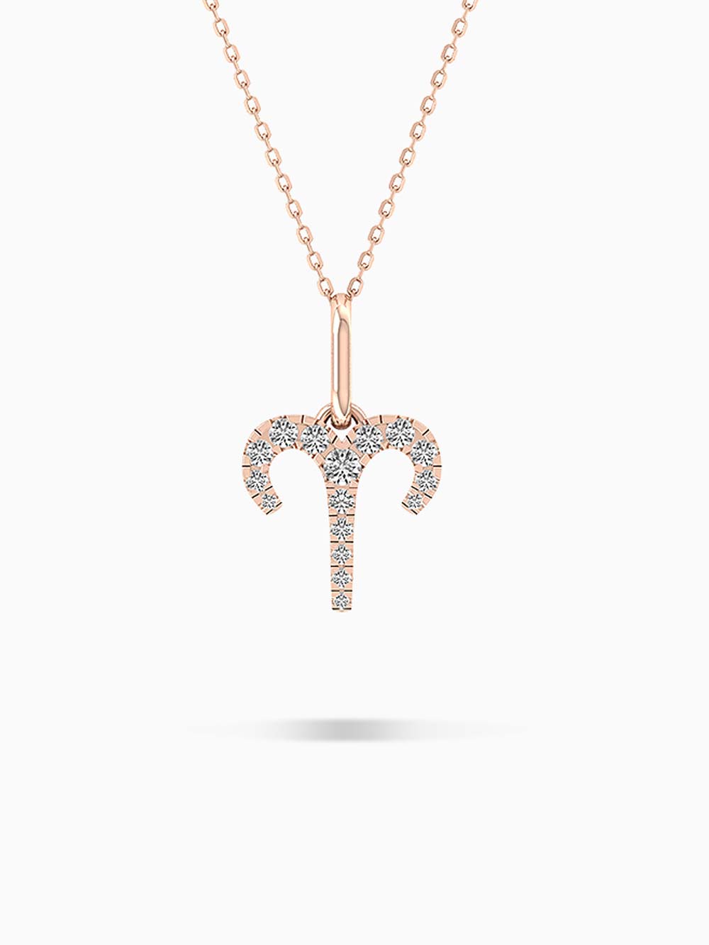 Aries Zodiac Gold Pendant