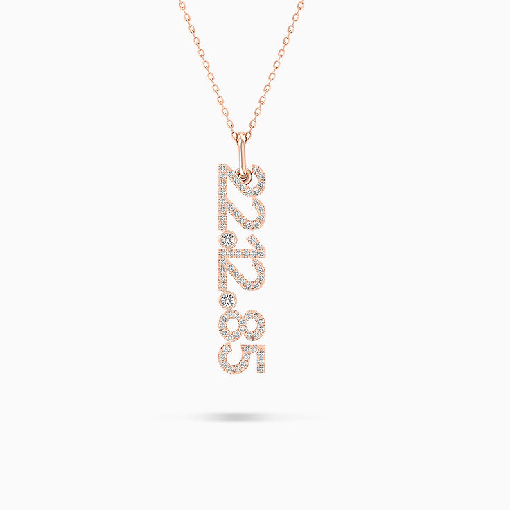 Personalised Customisable Milestone Date pendant