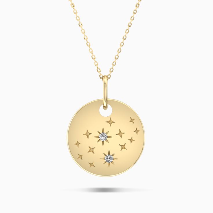 Virgo Constellation Pendant