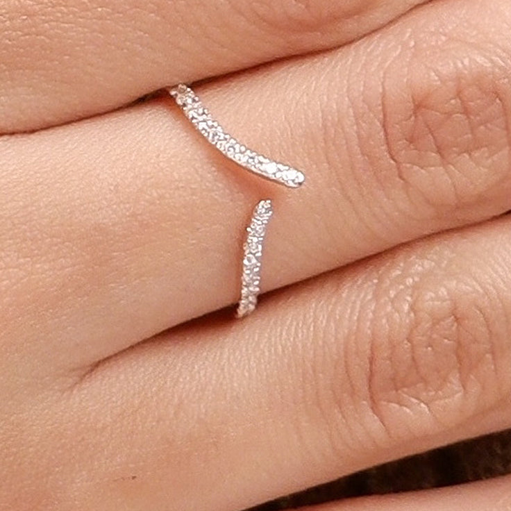 Diamond Open Ring