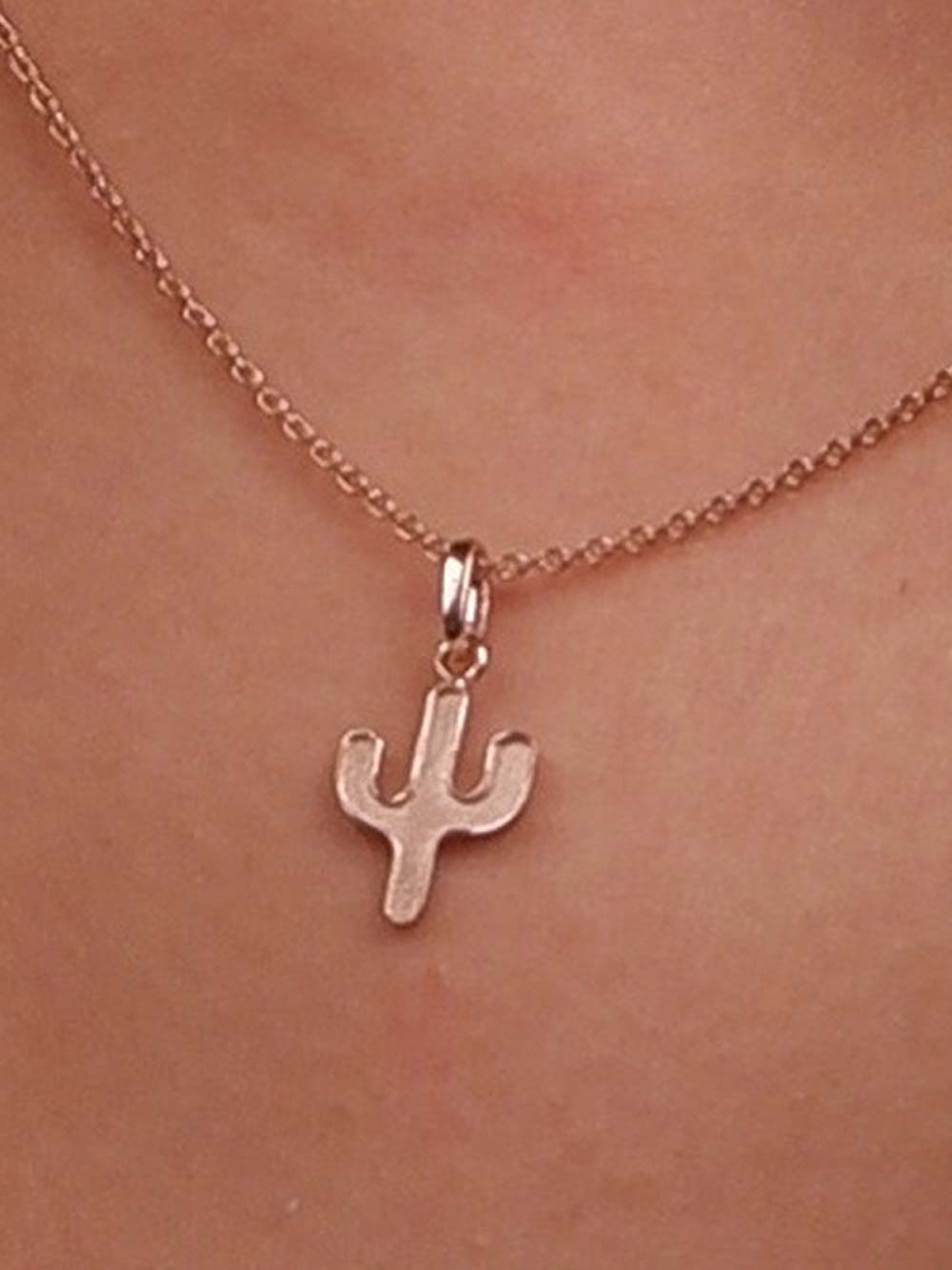 Cactus Gold Pendant