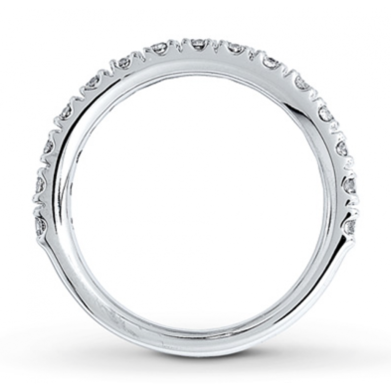 Diamond Half Eternity Engagement Band