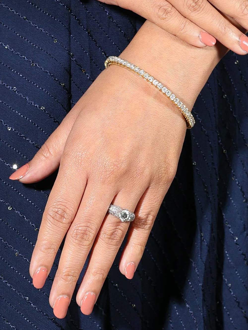 Solitaire Ring with Diamond Band