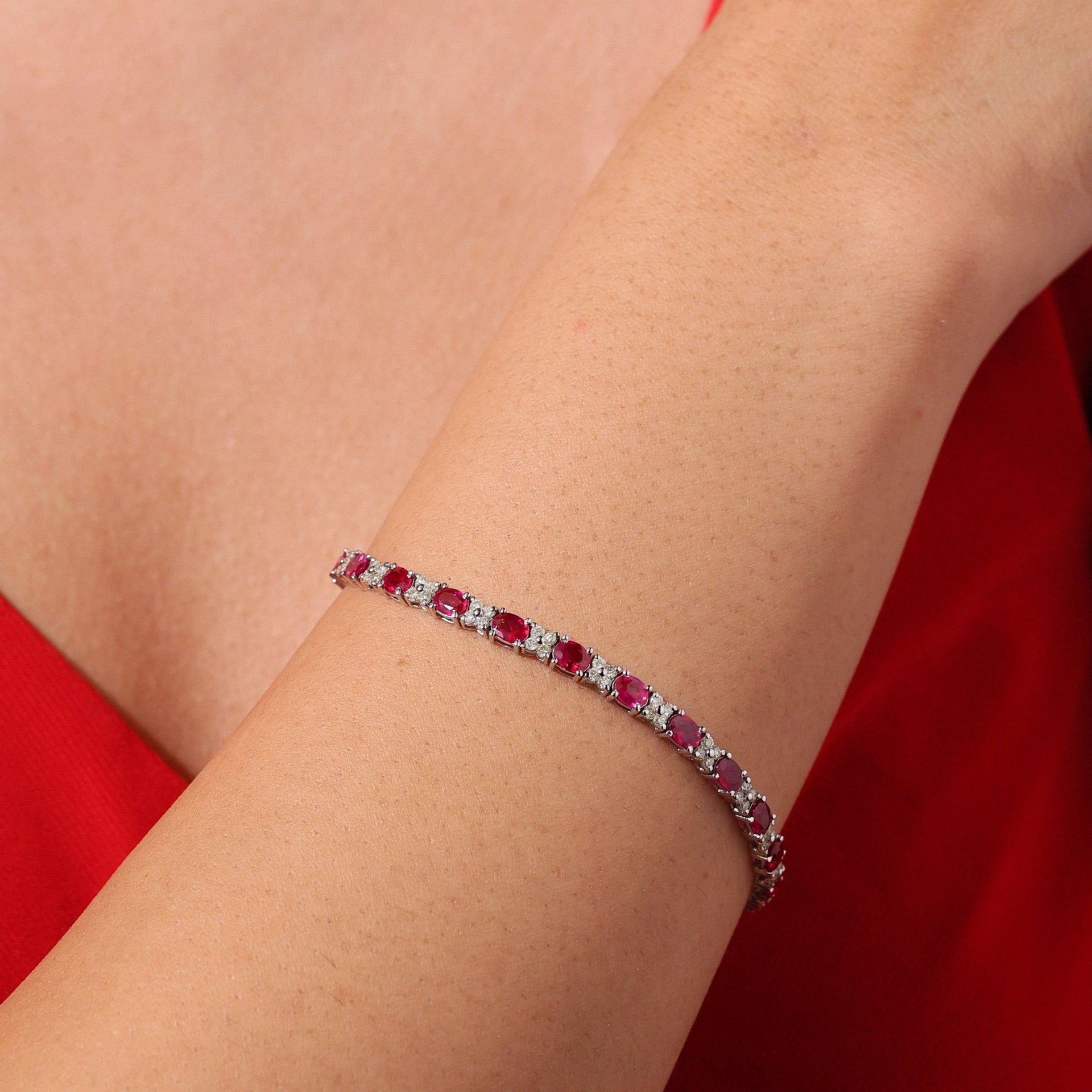 Ruby and Diamond Bracelet