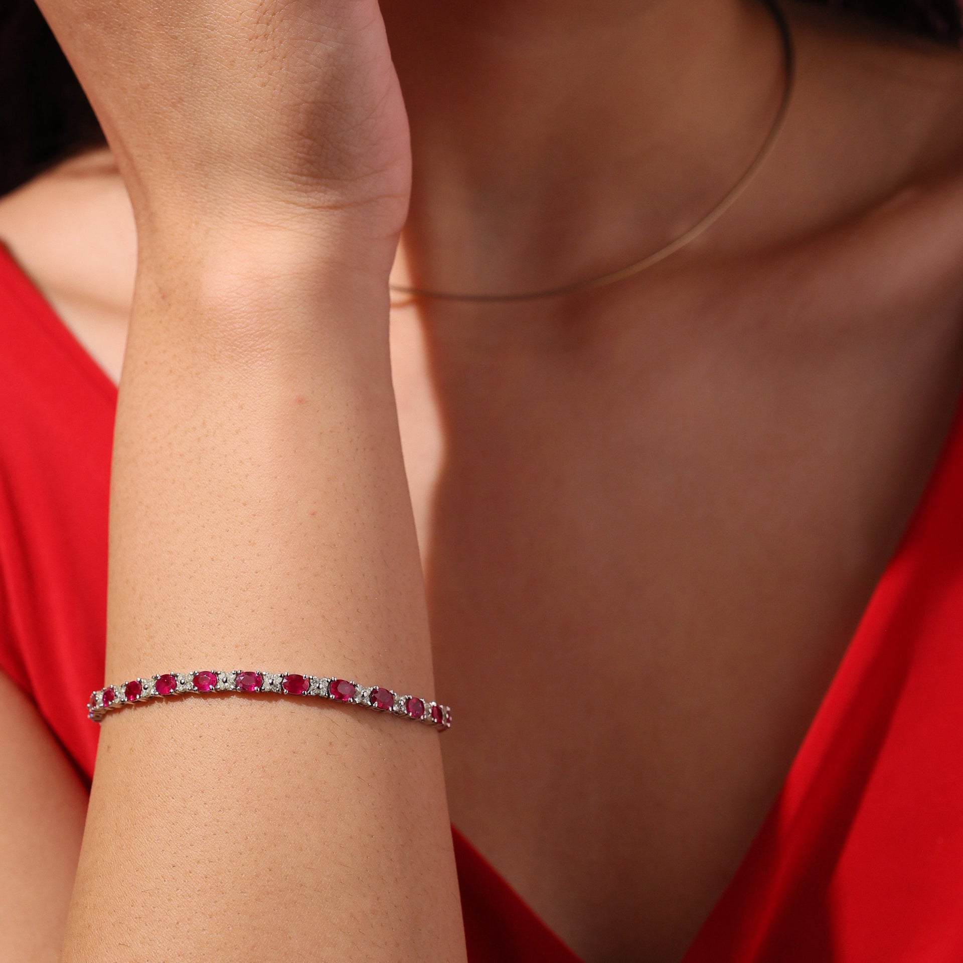 Ruby and Diamond Bracelet