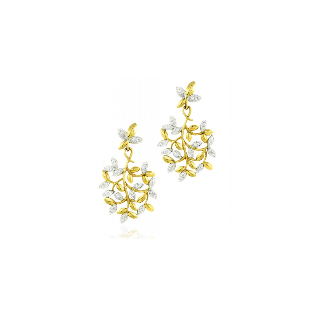 Leaf Diamond Earring