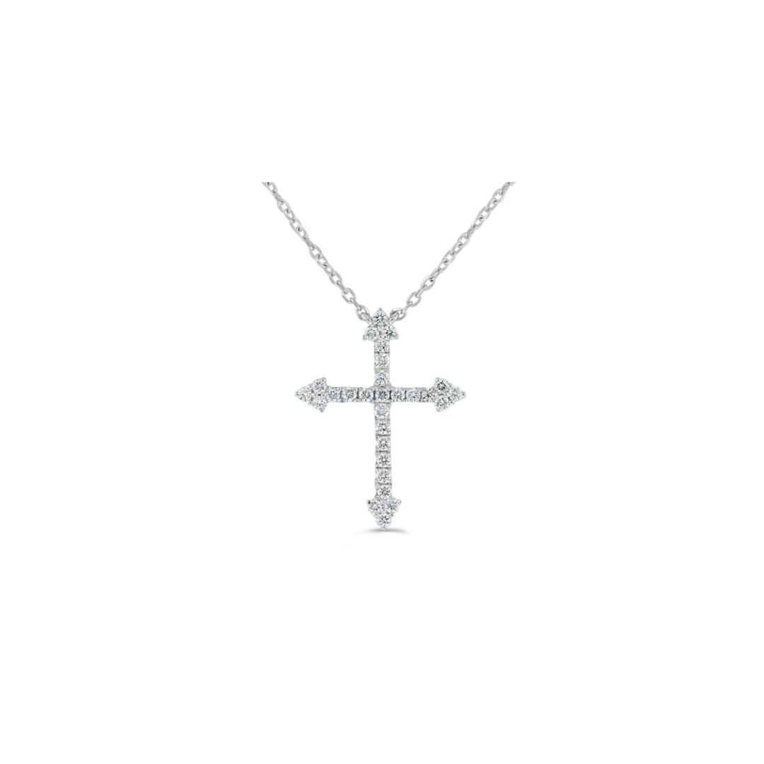 Diamond Pave Cross Pendant