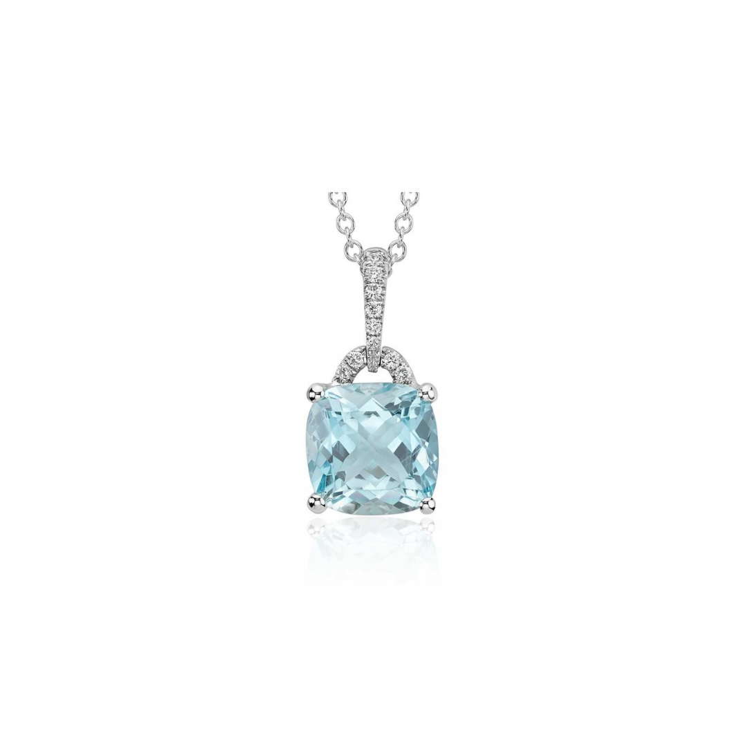 Blue Topaz Pendant